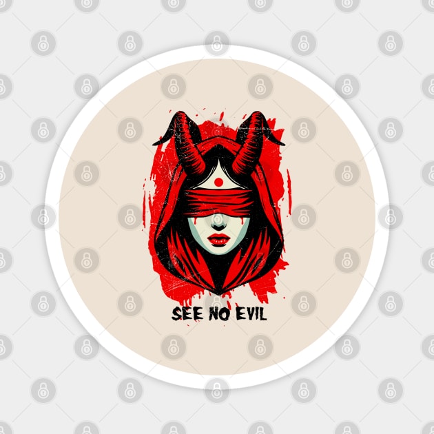 See No Evil Magnet by artslaves